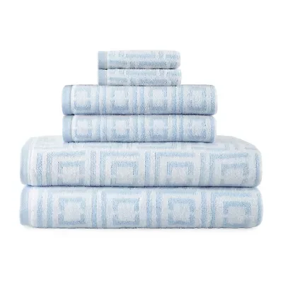 Liz Claiborne Signature Plush Logo 6-pc. Bath Towel Set