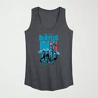June 2024 Beatles Raining Flag Womens Crew Neck Sleeveless The Tank Top