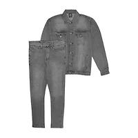 Royal Threads Mens Long Sleeve Tuxedo Set