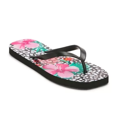 Mixit Womens Square Toe Flip-Flops