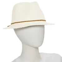 Aerosoles Textured Womens Panama Hat