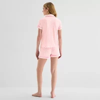 Jaclyn Womens Short Sleeve 2-pc. Pajama Sets