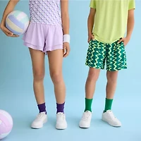 Xersion Little & Big Kid Girls Mid Rise Pull-On Short