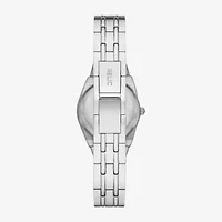 Relic By Fossil Womens Crystal Accent Silver Tone Bracelet Watch Zr97007