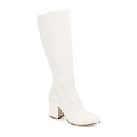 Journee Collection Womens Tavia Block Heel Dress Boots