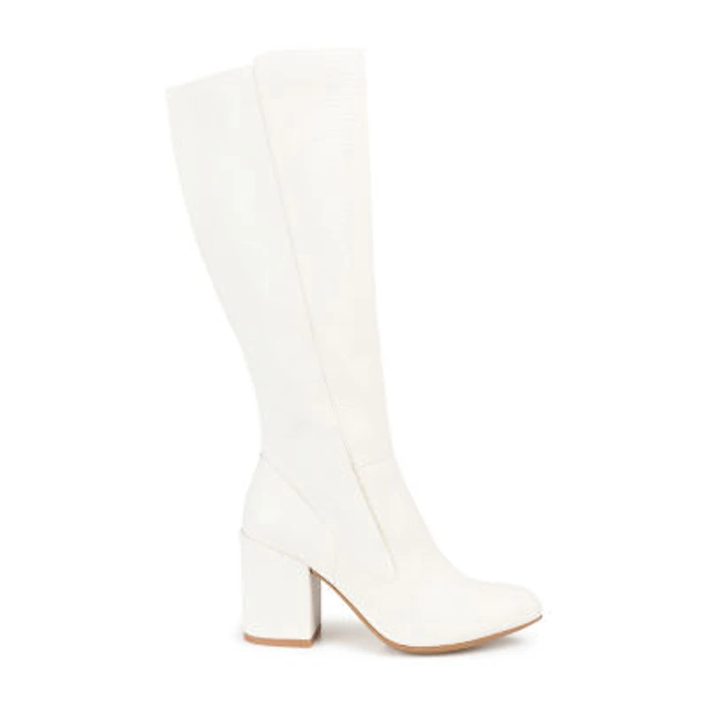 Journee Collection Womens Tavia Block Heel Dress Boots