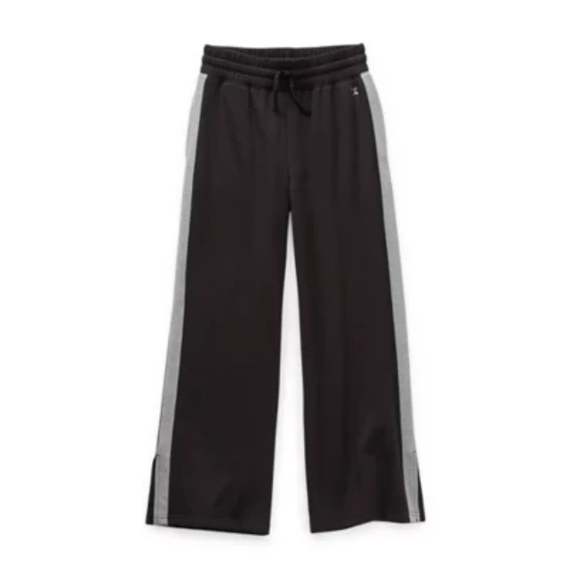 Xersion Super Soft Little & Big Kid Girls Wide Leg Regular Fit Fleece Sweatpant