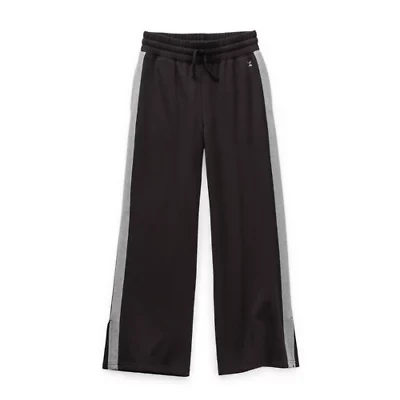 Xersion Super Soft Little & Big Kid Girls Wide Leg Regular Fit Fleece Sweatpant