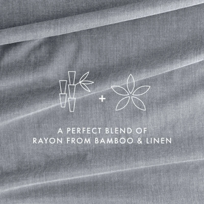 Casual Comfort Linen Rayon From Bamboo Deep Pocket Sheet Set