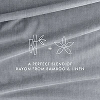 Casual Comfort Linen Rayon From Bamboo Deep Pocket Sheet Set