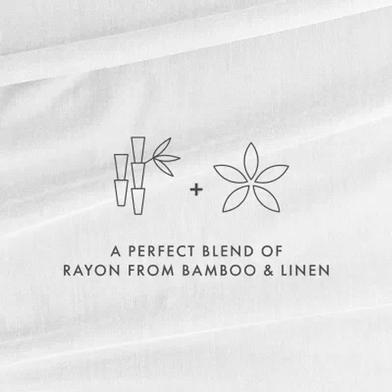 Casual Comfort Linen Rayon From Bamboo Deep Pocket Sheet Set