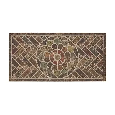 Mohawk Home Ornamental Brick Polyester 24"X48" Doormat