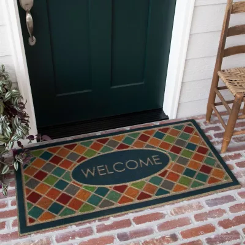 Mohawk Home Ornamental Crosshatch Polyester 24"X48" Doormat