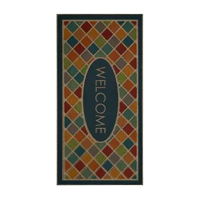 Mohawk Home Ornamental Crosshatch Polyester 24"X48" Doormat