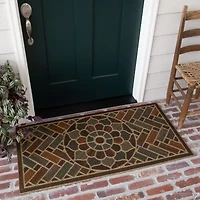 Mohawk Home Ornamental Grain Polyester 24"X48" Doormat