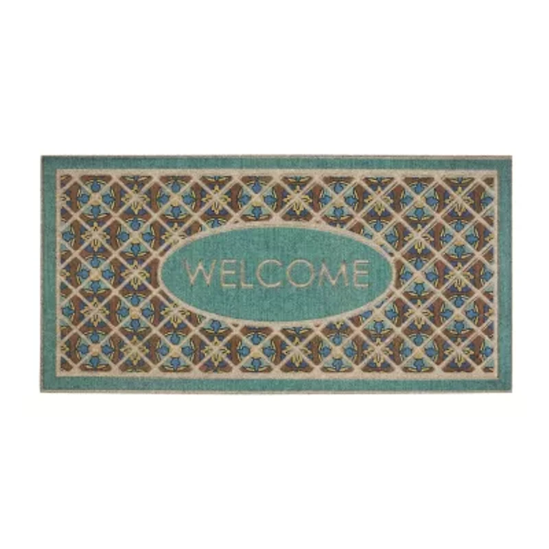 Mohawk Home Retro Tiles Polyester 24"X48" Doormat