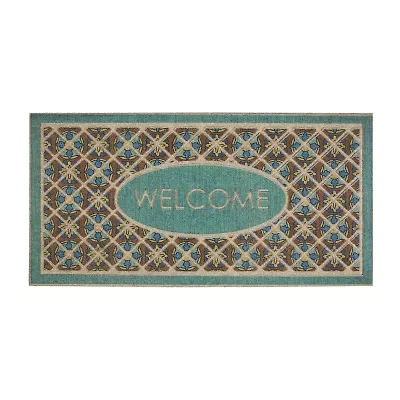 Mohawk Home Retro Tiles Polyester 24"X48" Doormat