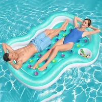 H2ogo! Double Designer Pool Lounge Inflatable Pool