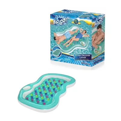 H2ogo! Double Designer Pool Lounge Inflatable Pool