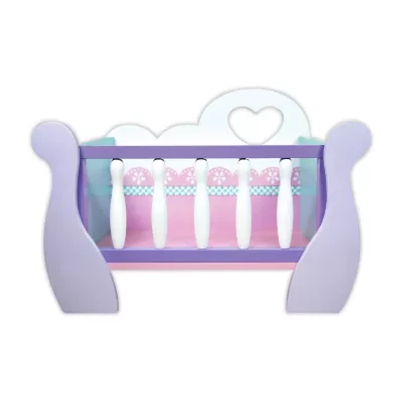 Lissi Wooden Babydoll Cradle Baby Play