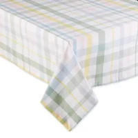 Design Imports Sweet Spring Plaid Tablecloth