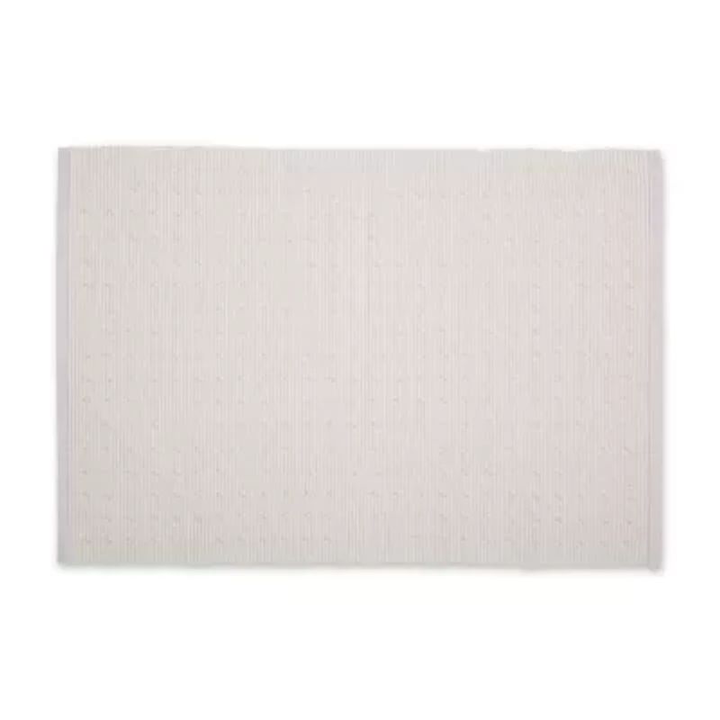Design Imports Lavender Fog Dobby Dots Rib 6-pc. Placemat