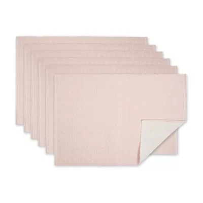 Design Imports Cottontail Cottage Spring Chintz Rose 6-pc. Placemat