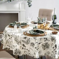 Design Imports Botanical Tablecloth