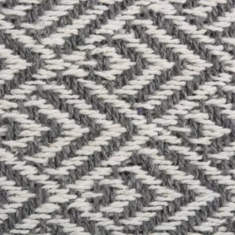 Design Imports Gray Diamond Table Runner
