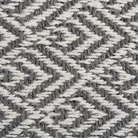 Design Imports Gray Diamond Table Runner