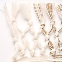 Design Imports Mineral Dobby Stripe Ribbed Table Runner