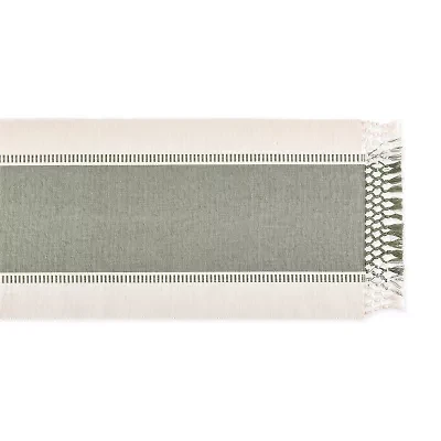 Design Imports Dobby Stripe Table Runner