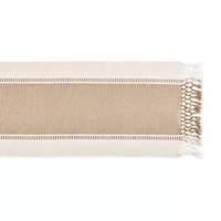 Design Imports Dobby Stripe Table Runner