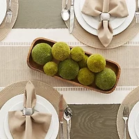 Design Imports Dobby Stripe Table Runner