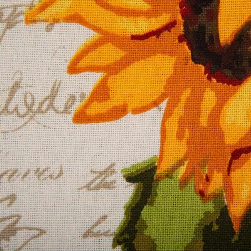 Design Imports Rustic Sunflower Table Runner
