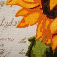 Design Imports Rustic Sunflower Table Runner