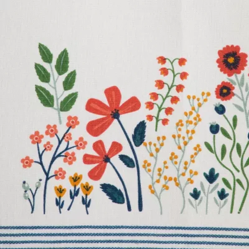 Design Imports Flower Garden Embellished Table Runner