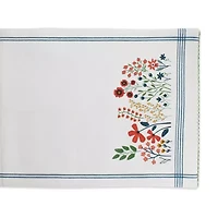 Design Imports Flower Garden Embellished Table Runner