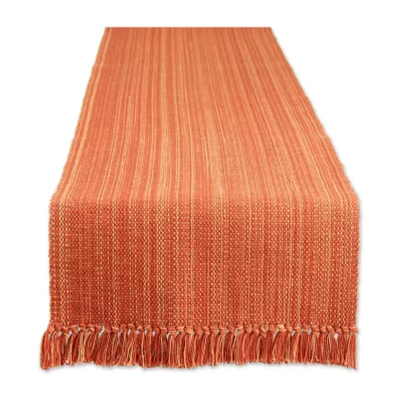 Design Imports Variegated Fringe Table Runner