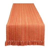 Design Imports Variegated Fringe Table Runner