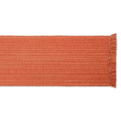 Design Imports Variegated Fringe Table Runner