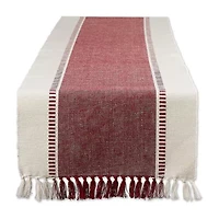 Design Imports Dobby Stripe Table Runner