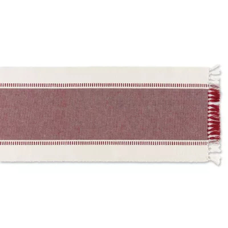 Design Imports Dobby Stripe Table Runner