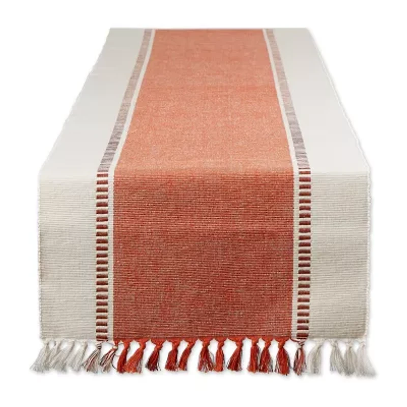 Design Imports Dobby Stripe Table Runner