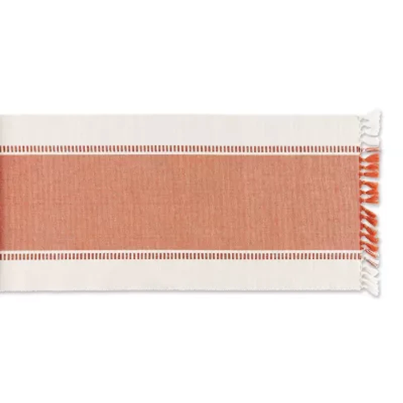 Design Imports Dobby Stripe Table Runner