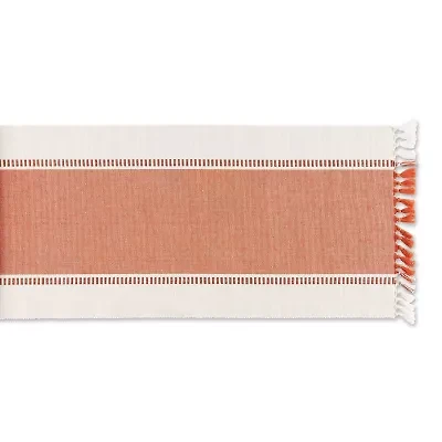 Design Imports Dobby Stripe Table Runner