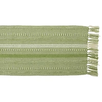 Design Imports Farmhouse Braided Stripe Table Runner