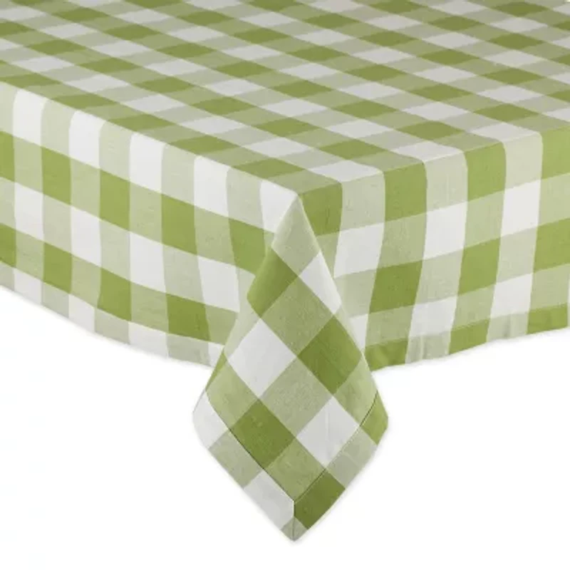 Design Imports Buffalo Check Tablecloth