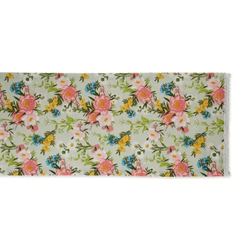Design Imports Spring Bouquet Table Runner