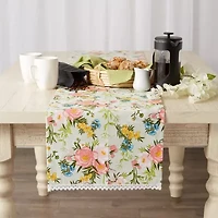 Design Imports Spring Bouquet Table Runner